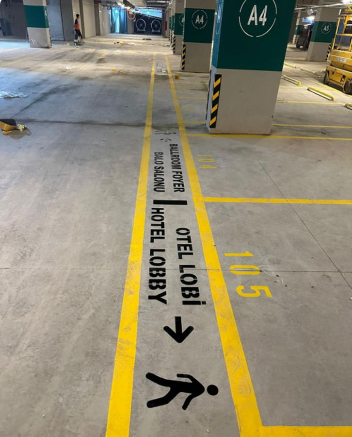 Capacity Epoksi - Fabrika İçi Yol Çizgi Boyama